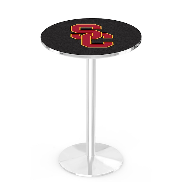 42" Chrome USC Trojans Pub Table